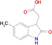 (5-methyl-2-oxo-2,3-dihydro-1H-indol-3-yl)acetic acid