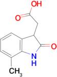 (7-methyl-2-oxo-2,3-dihydro-1H-indol-3-yl)acetic acid