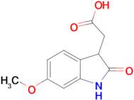 (6-methoxy-2-oxo-2,3-dihydro-1H-indol-3-yl)acetic acid