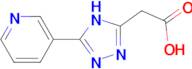 [3-(3-pyridinyl)-1H-1,2,4-triazol-5-yl]acetic acid