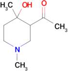 1-(4-hydroxy-1,4-dimethylpiperidin-3-yl)ethanone