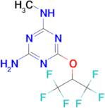 N-methyl-6-[2,2,2-trifluoro-1-(trifluoromethyl)ethoxy]-1,3,5-triazine-2,4-diamine