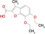 6,7-diethoxy-3-methyl-1-benzofuran-2-carboxylic acid