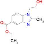 ethyl 1-(2-hydroxyethyl)-2-methyl-1H-benzimidazole-5-carboxylate