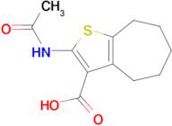 2-(acetylamino)-5,6,7,8-tetrahydro-4H-cyclohepta[b]thiophene-3-carboxylic acid