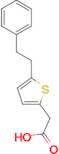 [5-(2-phenylethyl)-2-thienyl]acetic acid