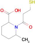 1-(3-mercaptopropanoyl)-6-methylpiperidine-2-carboxylic acid