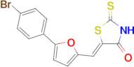 (5Z)-5-{[5-(4-bromophenyl)-2-furyl]methylene}-2-thioxo-1,3-thiazolidin-4-one