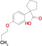 1-(4-propoxyphenyl)cyclopentanecarboxylic acid