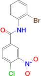 N-(2-bromophenyl)-4-chloro-3-nitrobenzamide