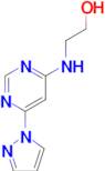 2-{[6-(1H-pyrazol-1-yl)-4-pyrimidinyl]amino}ethanol