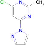 4-chloro-2-methyl-6-(1H-pyrazol-1-yl)pyrimidine