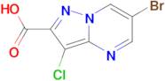 6-bromo-3-chloropyrazolo[1,5-a]pyrimidine-2-carboxylic acid