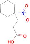 3-(1-nitrocyclohexyl)propanoic acid