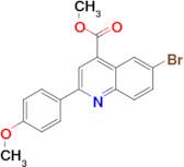 methyl 6-bromo-2-(4-methoxyphenyl)quinoline-4-carboxylate