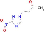 4-(3-nitro-1H-1,2,4-triazol-1-yl)butan-2-one