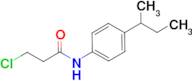 N-(4-sec-butylphenyl)-3-chloropropanamide