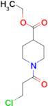 ethyl 1-(3-chloropropanoyl)-4-piperidinecarboxylate