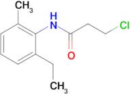 3-chloro-N-(2-ethyl-6-methylphenyl)propanamide