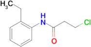 3-chloro-N-(2-ethylphenyl)propanamide