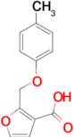 2-[(4-methylphenoxy)methyl]-3-furoic acid