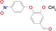 3-methoxy-4-(4-nitrophenoxy)benzaldehyde