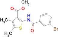 methyl 2-[(3-bromobenzoyl)amino]-4,5-dimethylthiophene-3-carboxylate