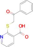 2-[(2-oxo-2-phenylethyl)thio]nicotinic acid