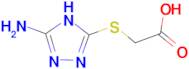 [(3-amino-1H-1,2,4-triazol-5-yl)thio]acetic acid