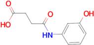 4-[(3-hydroxyphenyl)amino]-4-oxobutanoic acid