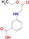 3-[(2-ethoxy-2-oxoethyl)amino]benzoic acid