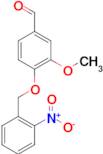 3-methoxy-4-[(2-nitrobenzyl)oxy]benzaldehyde