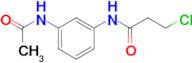 N-[3-(acetylamino)phenyl]-3-chloropropanamide