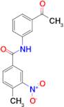 N-(3-acetylphenyl)-4-methyl-3-nitrobenzamide