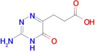 3-(3-amino-5-oxo-4,5-dihydro-1,2,4-triazin-6-yl)propanoic acid