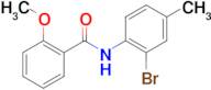 N-(2-bromo-4-methylphenyl)-2-methoxybenzamide