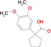 1-(3,4-dimethoxyphenyl)cyclopentanecarboxylic acid