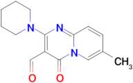 7-methyl-4-oxo-2-piperidin-1-yl-4H-pyrido[1,2-a]pyrimidine-3-carbaldehyde