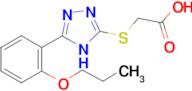 {[5-(2-propoxyphenyl)-4H-1,2,4-triazol-3-yl]thio}acetic acid