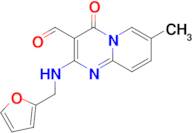 2-[(2-furylmethyl)amino]-7-methyl-4-oxo-4H-pyrido[1,2-a]pyrimidine-3-carbaldehyde