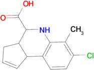 7-chloro-6-methyl-3a,4,5,9b-tetrahydro-3H-cyclopenta[c]quinoline-4-carboxylic acid