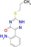6-(2-aminophenyl)-3-(propylthio)-1,2,4-triazin-5(4H)-one