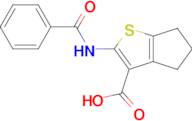 2-(benzoylamino)-5,6-dihydro-4H-cyclopenta[b]thiophene-3-carboxylic acid