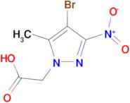 (4-bromo-5-methyl-3-nitro-1H-pyrazol-1-yl)acetic acid