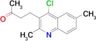 4-(4-chloro-2,6-dimethylquinolin-3-yl)butan-2-one