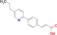 (2E)-3-[4-(5-propylpyridin-2-yl)phenyl]acrylic acid