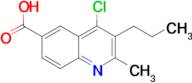 4-chloro-2-methyl-3-propylquinoline-6-carboxylic acid