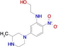 2-{[5-(3-methylpiperazin-1-yl)-2-nitrophenyl]amino}ethanol