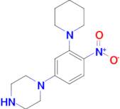 1-(4-nitro-3-piperidin-1-ylphenyl)piperazine