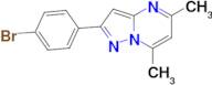 2-(4-bromophenyl)-5,7-dimethylpyrazolo[1,5-a]pyrimidine